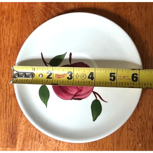 VTG BLUE RIDGE Southern Potteries ARLINGTON APPLE Plates Saucers USA 6” Set … - Picture 9 of 9